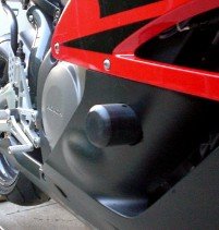 50-0337  Woodcraft Frame Slider-Honda CBR1000RR (04-07) Frame Slider Base Kit (Black Plastic Pucks Included)