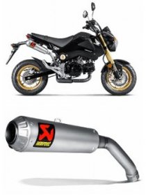 S-H125SO2-CUBT  Akrapovic Titanium  Slip-on - '13-15   Grom