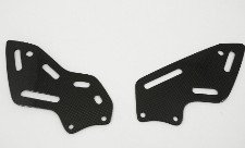 CDT - BMW - S1000 RR '09-'14 / S1000 RR HP4 '13-14-  Carbon Heel Guards Pair (Holes)  202822, 211063, 54004