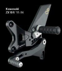 FTRKA003X  LighTech Rear Sets - Kawasaki - ZX10R  '11-'15