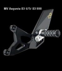 FTRMV003X  LighTech Rear Sets - MV Augusta -B3 675  '12-'15/  B3 800  '13-'16