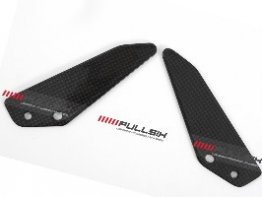 CDT - Ducati- Hypermotard 1100/S '07-'09,  1100 EVO/SP '10-'12, 796 '10-'12  -Carbon Heel  Guards Co-Driver Pair (No Holes)   35793, 210867