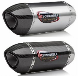 Yoshimura Stainless 3/4 System w/ Tri-Oval Can - '15-'17 R1/R1M    131414M520, 131414M220