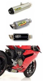 Arrow Exhaust - Ducati 2012-2016  Panigale 1199   -Arrow Slip On Race Exhaust  (71525GPX, 71836PK)