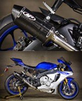 YA9954  M4 Exhaust - Yamaha -'15-'18   R1  Full System  with Stainless Steel Tubing and MC36 Carbon Muffler