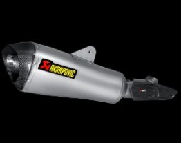 S-B12SO14-HLGT  Akrapovic  Titanium Slip-on -'15-16  BMW  R 1200 RS