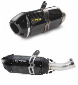TWO BROTHERS - Kawasaki  '15-'16  Versys 1000  S1R Slip On  005-4220405-S1, 005-4220407-S1B