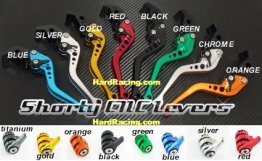 SBL BILLET Alum. Clutch & Brake Lever Set - "Shorty" - '17-'22 Kawasaki Z125 Pro  LVR-KAW-Z125