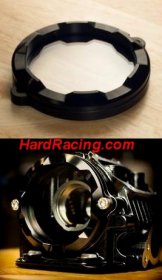 OTB V3 Billet BLACK Anodized  Transparent Cam Cover for Stock Head  or Finbro 125/183 Head ONLY - '13-'23   Honda GROM - IN STOCK