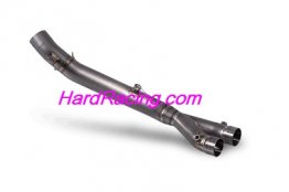L-Y10SO14T  Akrapovic Titanium Link Pipe - Yamaha '15-'16 R1/M