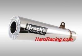 398581  Brocks Performance - ShortMeg 2 Stainless Full System   '17-'18 Kawasaki Z125 Pro