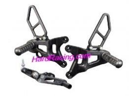 05-0780B  Woodcraft Rear Sets - MV Agusta F3/Brutale 675/800 Adjustable RearSet Kit Black W/Shifter- All years