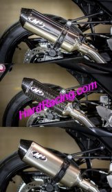 SU66-XX  M4 Exhaust - Suzuki-  17-18  SV650    Full System Race Mount