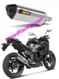 S-K3SO1-HZT   Akrapovic Titanium Hex Slip-on w/ Carbon End - '13-16  Z250