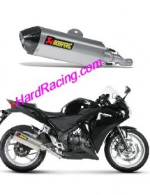 S-H25SO1-HRSS  Akrapovic  Stainless  Slip-on - '11-'16 CBR 250R