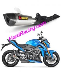 S-S10SO10-HASZ  Akrapovic  Titanium SLIP-ONS - '15-'16  GSX-S 1000/F