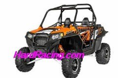 UTV Pro Armor -  2014 RZR XP 900 GRAPHIC KIT - ORANGE MADNESS EXTREME SOLID (NO CUT OUTS)  P142409OME