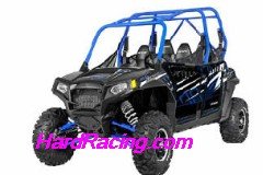 UTV Pro Armor - 2014 RZR-4 GRAPHIC KIT - STEALTH BLACK (BLUE CAGE) SOLID (NO CUT OUTS)  P144409SB