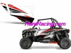 UTV Pro Armor -XP1000 FULL DOOR WHITE LIGHTNING GRAPHIC KIT 2014   P141405WL