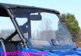 UTV Windshields - Polaris Ranger Fullsize 570/900 Scratch Resistant Vented Full Windshield  WS-P-RAN900-V-70