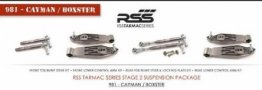 TS-2-BC  RSS Performance TARMAC SERIES Stage - 2 Suspension Kit for Boxster/Cayman 981, 987, 986 Boxster / Caymans