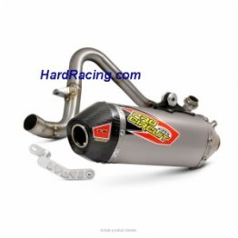 0121712G  Pro Circuit T-6 Stainless Full System w/ Titanium Can & Carbon End Cap - '17-'22  Kawasaki Z125 Pro