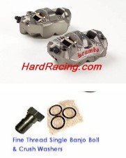 Brembo GP4-RS  108mm Monobloc Cast Brake Calipers (set of 2) (FREE EXPRESS SHIPPING) 220.C783.10