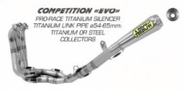 Arrow Exhaust - Honda CBR1000RR '17-18 -Arrow Competition EVO Exhaust -For Tuned Bikes Only With Racing Rear Sets and Racing Radiator 71171CP, 71170CP