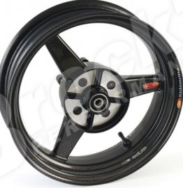 166786 BST Carbon Fiber REAR Wheel ONLY  3.5"x12"  - Honda Grom / '19-21 Monkey
