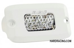 Rigid Industries LED Light Bar - SR-M Series Pro  FLOOD DIFFUSED PATTERN W/WHITE HOUSING FLUSH MOUNT  962513 (SUPERCEDES 96251)