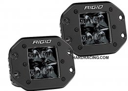 Rigid Industries LED Light Bar - D SERIES PRO SPOT MIDNIGHT EDITION   PATTERN  (SOLD AS A PAIR)  212213BLK