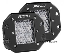 Rigid Industries LED Light Bar - D SERIES   PRO FLOOD DIFFUSED  PATTERN  PAIR (FLUSH MOUNT)  212513