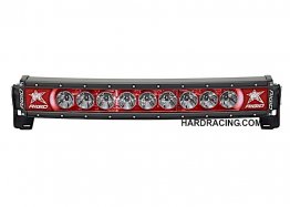 Rigid Industries LED Light Bar - RADIANCE+ CURVED  20"   RED BACK LIGHT    32002