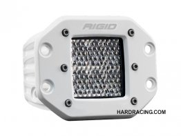 Rigid Industries LED Light Bar - D SERIES   PRO   DRIVING  DIFFUSED  PATTERN    W/WHITE FINISH  (FLUSH MOUNT)   711513