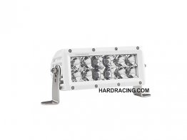 Rigid Industries LED Light Bar -  E SERIES  PRO  6"  SPOT/FLOOD COMBO HYBRID   PATTERN W/WHITE FINISH  806313