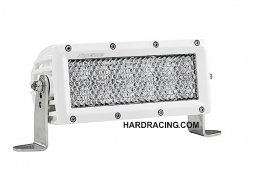 Rigid Industries LED Light Bar -  E SERIES  PRO  6"  DIFFUSED   PATTERN W/WHITE FINISH  806513