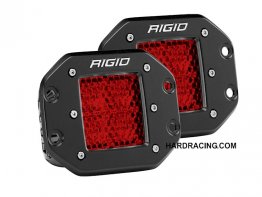 Rigid Industries LED Light Bar - D SERIES   PRO  HIGH/LOW DIFFUSED  PATTERN PAIR FLUSH MOUNT  (RED LED)  90154