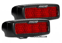 Rigid Industries LED Light Bar - SR-Q Series Pro  HIGH/LOW DIFFUSED   PATTERN  RED  PAIR   90163