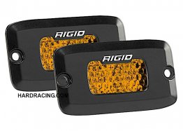 Rigid Industries LED Light Bar - SR-M Series Pro  HIGH/LOW DIFFUSED AMBER PAIR REAR FACING  90172