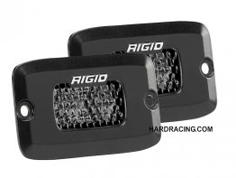 Rigid Industries LED Light Bar - SR-M Series Pro SPOT DIFFUSED   PATTERN PAIR MIDNIGHT EDITION (FLUSH MOUNT)  922513BLK