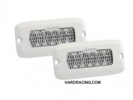 Rigid Industries LED Light Bar - SR-Q Series Pro DIFFUSED  PATTERN  PAIR  W/WHITE FINISH (FLUSH MOUNT)  965513