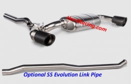 S-BM/T/15H  Akrapovic Slip-on Exhaust (Titanium) w/ Carbon Tips for 2020-2024 BMW M135i (F40)