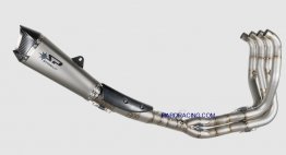 SPARK EXHAUST -  "KONIX EVO"  FULL TITANIUM SYSTEM WITH CARBON END CAP(WSBK EVOLUTION) -   Kawasaki ZX-10R '2021-23   SP-GKA8847T-KE