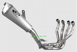 SPARK EXHAUST -  "KONIX"   FULL SYSTEM TITANIUM CAN STAINLESS RACING HEADER   -   SUZUKI GSX-R 1000  2017-23   SP-GSU8808T