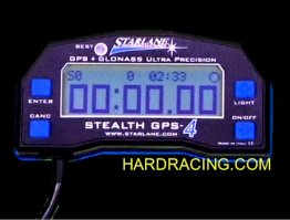 STARLANE STEALTH GPS-4 LITE LAP TIMER  ,  C-CSTHGPS4XLT