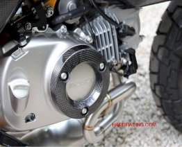 BPCX-7642  Tyga Performance Engine Cover(right)  (Carbon) - For '19-'21 Honda Monkey 125 (SPECIAL ORDER ONLY)
