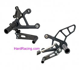 05-0152B   Woodcraft Rear Sets - Kawasaki   ZX6R  2019-24     (GP Shift - BLACK)