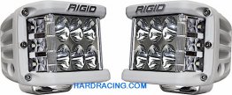 Rigid Industries LED Light Bar -  D-SS PRO DRIVING PATTERN PAIR w/WHITE FINISH  862313