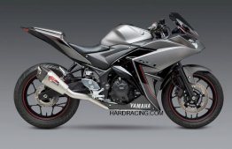 Yoshimura Race AT2  Full  Stainless System Exhaust w/ carbon End Cap - '15-22 Yamaha R3       13320AP521