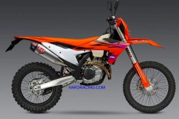 Yoshimura   RS-12 Enduro Series Slip On - Stainless/ Aluminum/ Carbon End Cap  -2024 KTM/Husqvarna EXC-F 500, 350